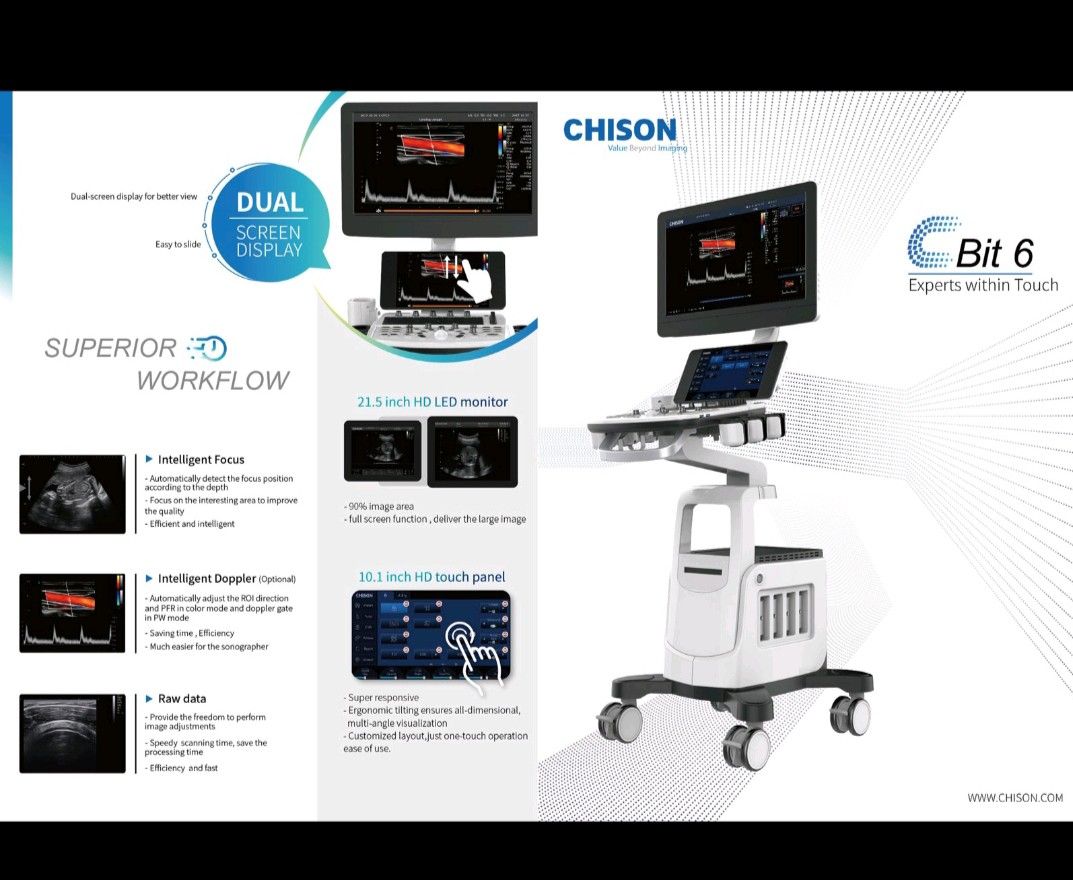 Ultrasound Machine Chison (Category: Medical Supplies & Tools) located in Angeles City. Submitted by ryainramos (Listing ID 1370473502, Image 1). Description: 4 probes.