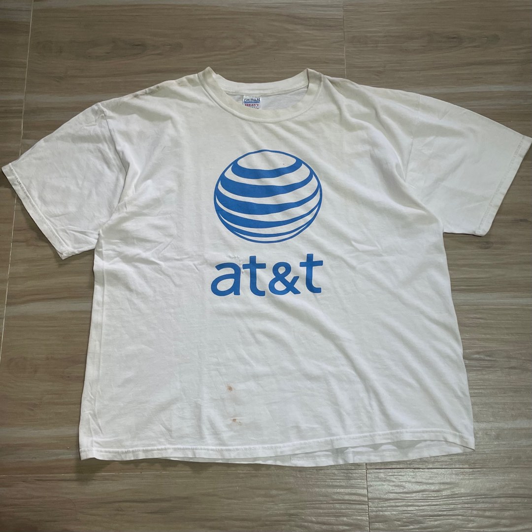 2000s AT&T Logo Vintage Promotional Tee, Men's Fashion, Tops & Sets ...