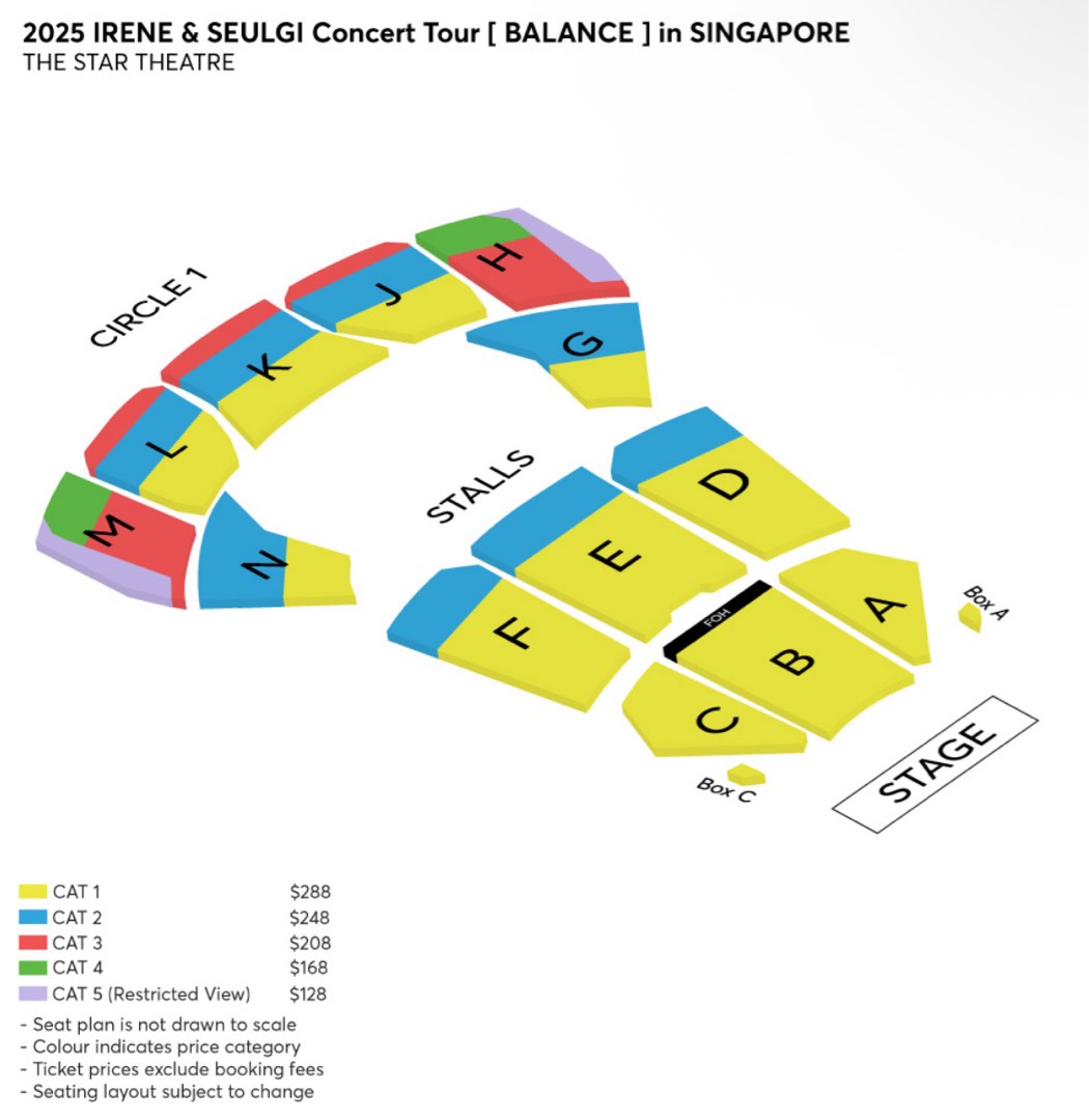 2025 Irene & Seulgi Concert Tour [Balance] in SINGAPORE WTS, Tickets ...