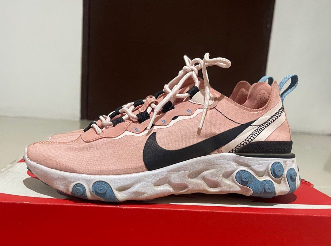 Authentic Nike React Element 55 (US 7.5 Women) (Category: Sneakers) located in Las Pinas. Submitted by kayebee17 (Listing ID 1370741776, Image 3). Description: With box. Size 7.5.