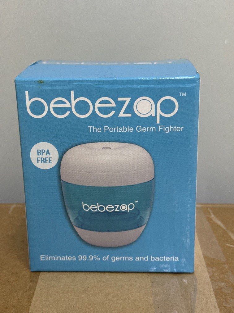 Bebezap - UV Portable Steriliser for Bottle , Soother & Teat (Category: Breastfeeding & Bottle Feeding) located in Singapore. Submitted by mushroompanda (Listing ID 1370649638, Image 1). Description: Bebezap - UV Portable Steriliser for Bottle , Soother & Teat .