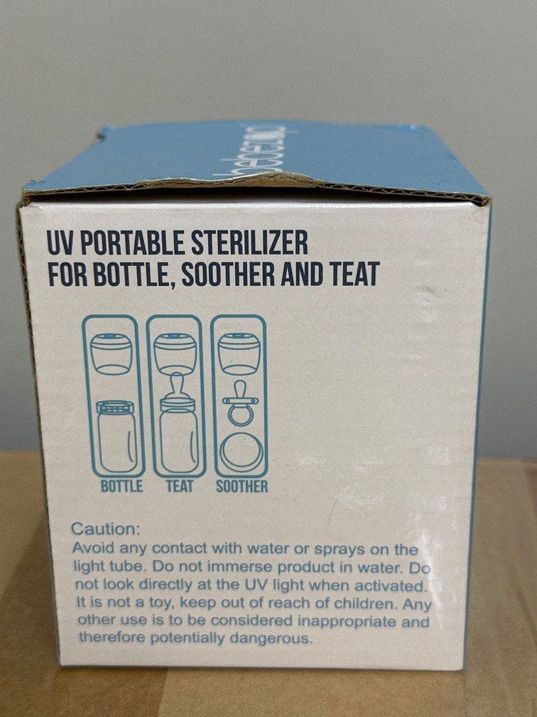 Bebezap - UV Portable Steriliser for Bottle , Soother & Teat (Category: Breastfeeding & Bottle Feeding) located in Singapore. Submitted by mushroompanda (Listing ID 1370649638, Image 3). Description: Bebezap - UV Portable Steriliser for Bottle , Soother & Teat .
