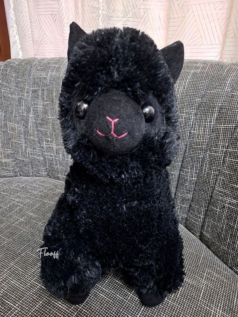 Black Alpacasso Monotone Series Amuse Plush (Category: Plushies & Soft Toys) located in Cagayan de Oro. Submitted by FlooffsEtc (Listing ID 1370779164, Image 1). Description: BLACK ALPACASSO Monotone Arpakasso Series Amuse Big Size, Approx 50cm No tears or loose seams. Intact and clear cloth tag. Worn paper tag. Plush in very good condition. ✨️ Hard to find item.❤️ ☁️☁️☁️☁️☁️☁️☁️☁️☁️☁️ 📌all carefully curated collectibles 📌items are from japan s