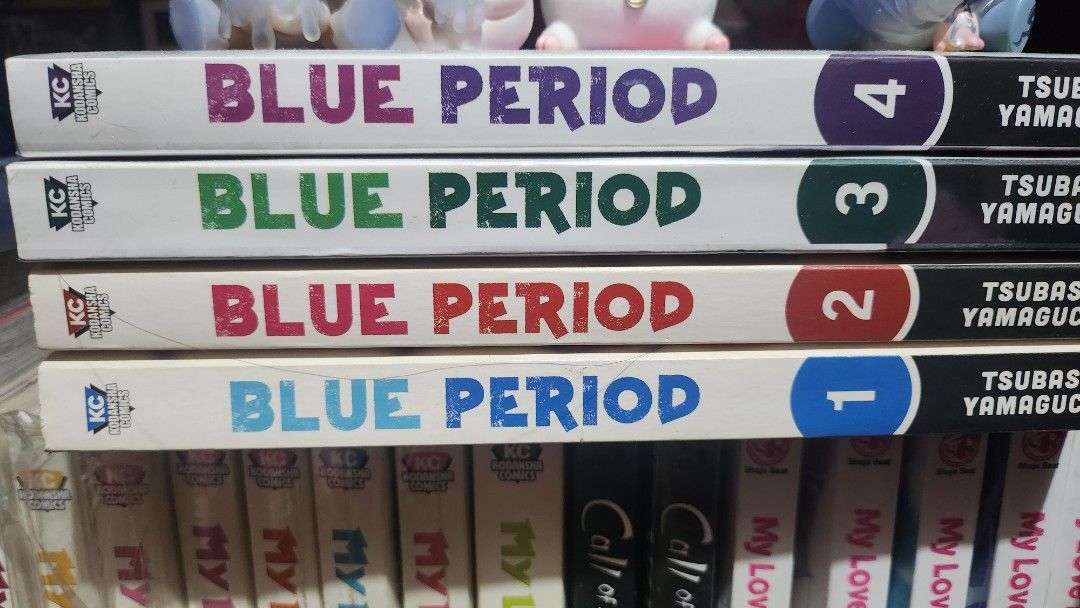 Blue Period Volumes 1-4 (Category: Comics & Manga) located in Manila. Submitted by riyujin (Listing ID 1370640136, Image 1). Description: all bought from Fullybooked 1700 set of 4 in good condition volumes 3 and 4 are still sealed.