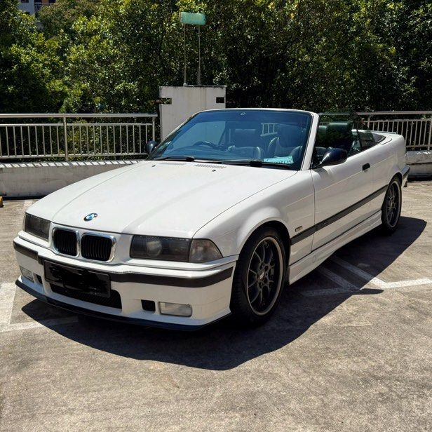 BMW 3 Series Cabriolet 318IA Classic E36 Auto (Category: Used Cars) located in Singapore. Submitted by ezstation (Listing ID 1370681802, Image 1). Description: **🏁 1997 BMW 318IA– Classic E36 CABRIO – Well-Maintained – Great Condition!** ### **🔧 Specifications:** - **Model:** 1997 BMW 318IA (E36) - **Body Style:** 2-door Cabrio - **Engine:** 1.8L - **Transmission:**Automatic - **Mileage:**170,000 - **Color:**White [Interior Color – Black Leathe