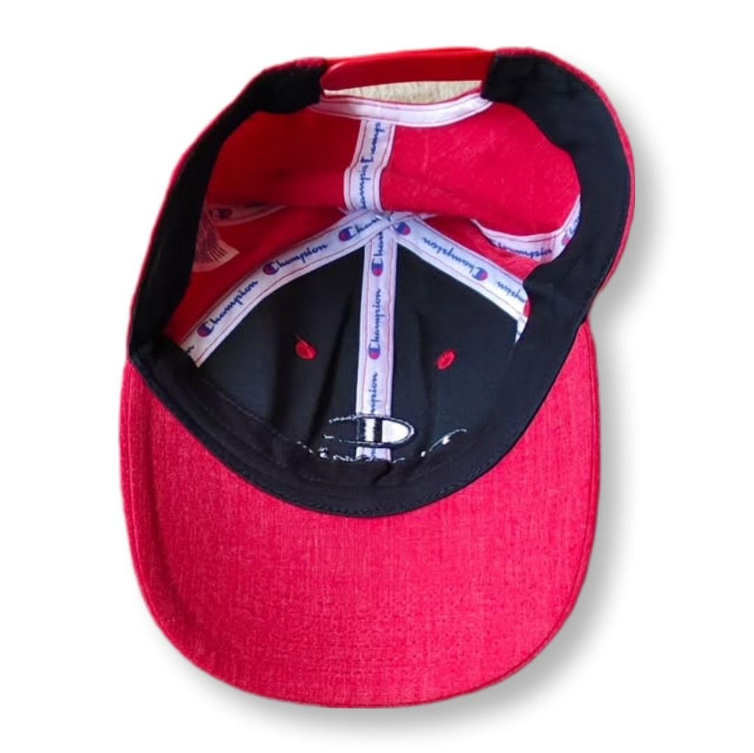 CHAMPIONS RED CAP SNAPBACK HAT TOPI MNZA, Fesyen Pria