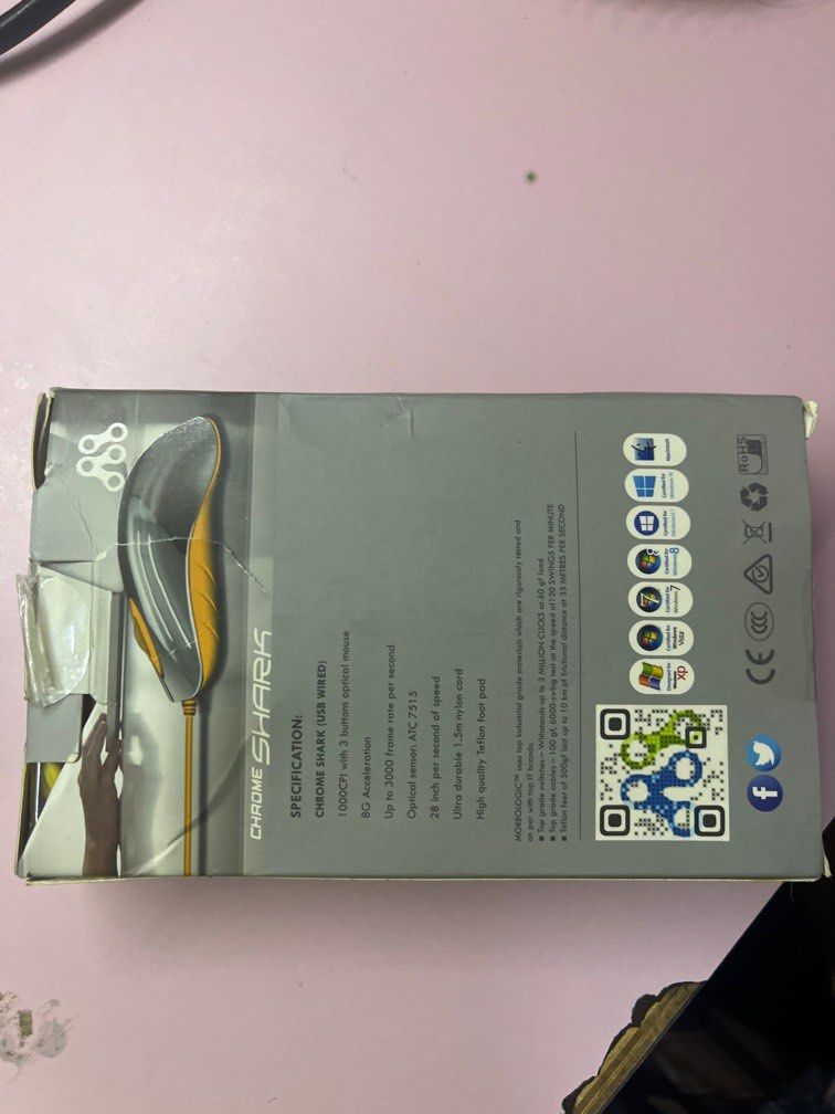 Chrome shark mouse(morrologic)63205309540610111