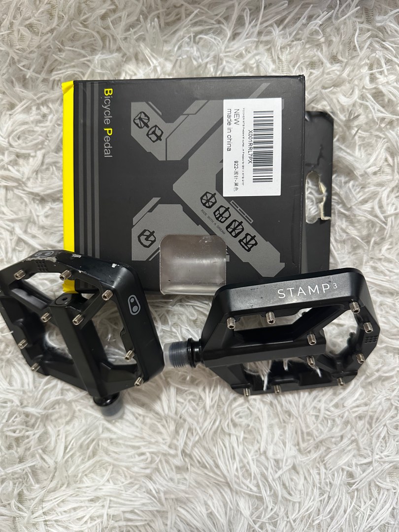 Crankbrothers Stamp 3 Large Magnesium Plattform Pedal Black main image 1
