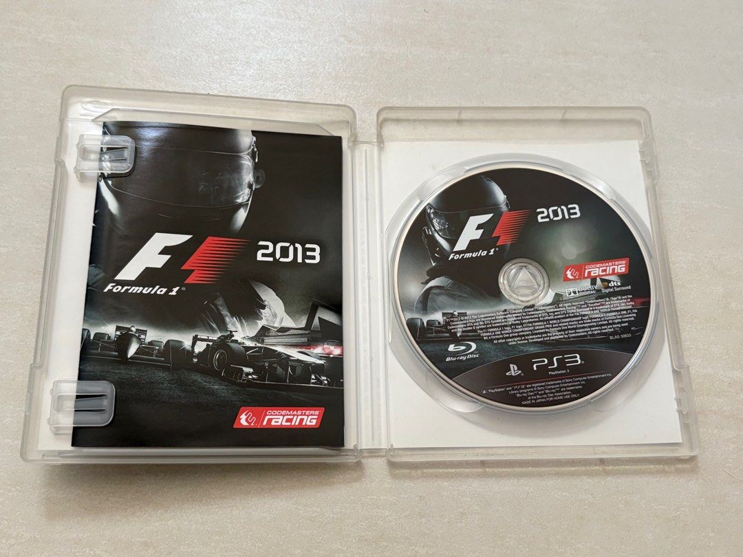F1 2013 PS3 (Category: PlayStation) located in Manila. Submitted by blissful_bargain_bazaar (Listing ID 1370739878, Image 3). Description: Title: F1 2013 Genre: Driving, Motorsport, Simulation, Racing Experience the thrill, speed, and precision of Formula One racing with F1 2013. Featuring all the official teams, drivers, and circuits from the 2013 FIA Formula One World Championship, this game delivers authentic high-octane action. With improved 