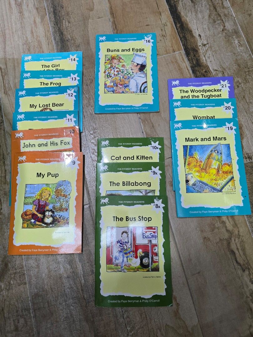 Fitzroy Reader (Category: Children's Books) located in Singapore. Submitted by uglychurros (Listing ID 1370786607, Image 1). Description: book 9-14, 16, 18-21 & 8x-10x. Selling $1.50 per book & selling all of them as a set. Kindly arrange your own delivery or self pick up pls..