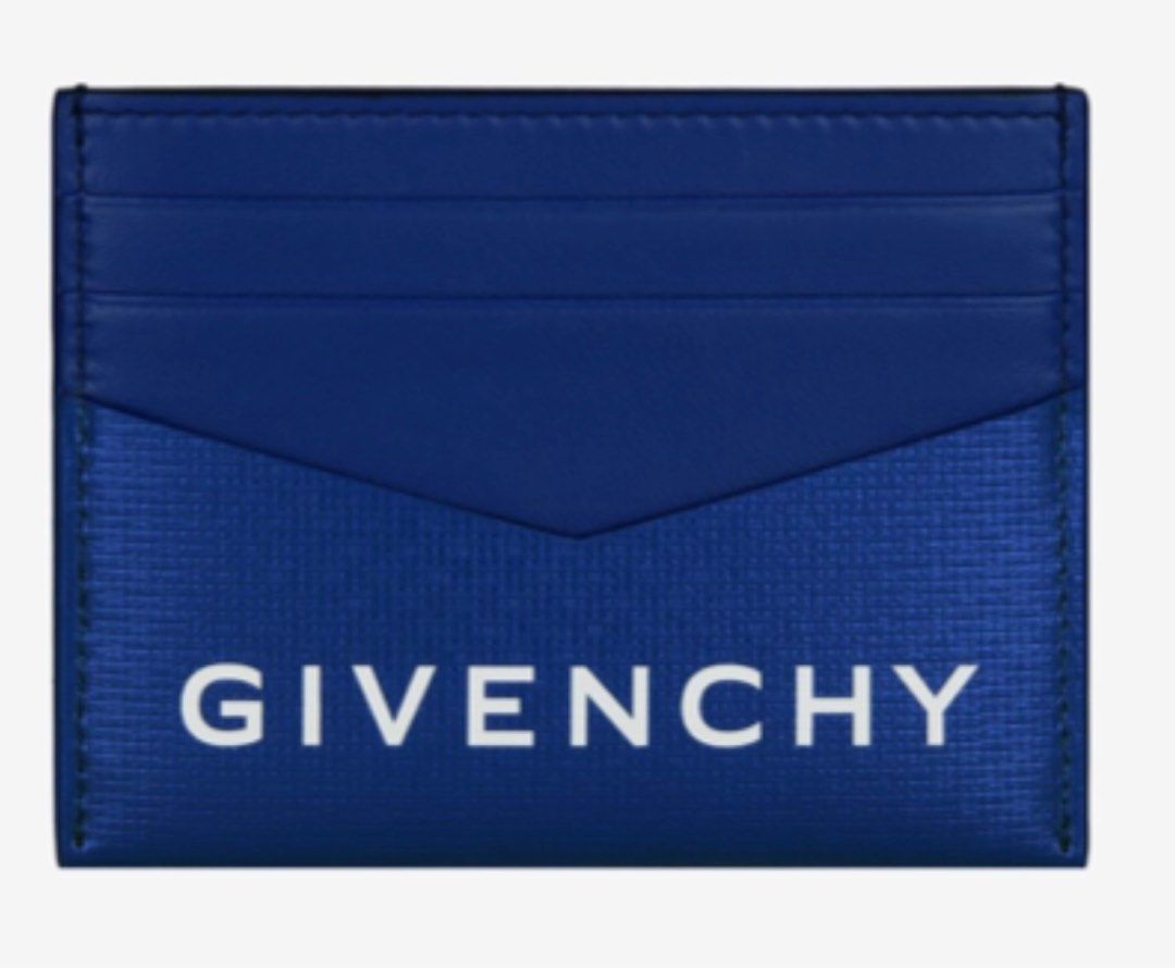 [70% OFF!] Givenchy Colbalt Blue Card Holder In 4G Leather (Category: Bags & Wallets) located in Singapore. Submitted by luxuryhut (Listing ID 1370788958, Image 3). Description: Close to 70% OFF! GREAT SAVINGS! Original price $490 Purchased in MBS Givenchy boutique. Rare colour sold out in boutiques island wide ⭐️ Full set with gift paper bag, box, dust bag, letter. Perfect as a 🎁 gift for fraction of the price! Last min gift ideas!.
