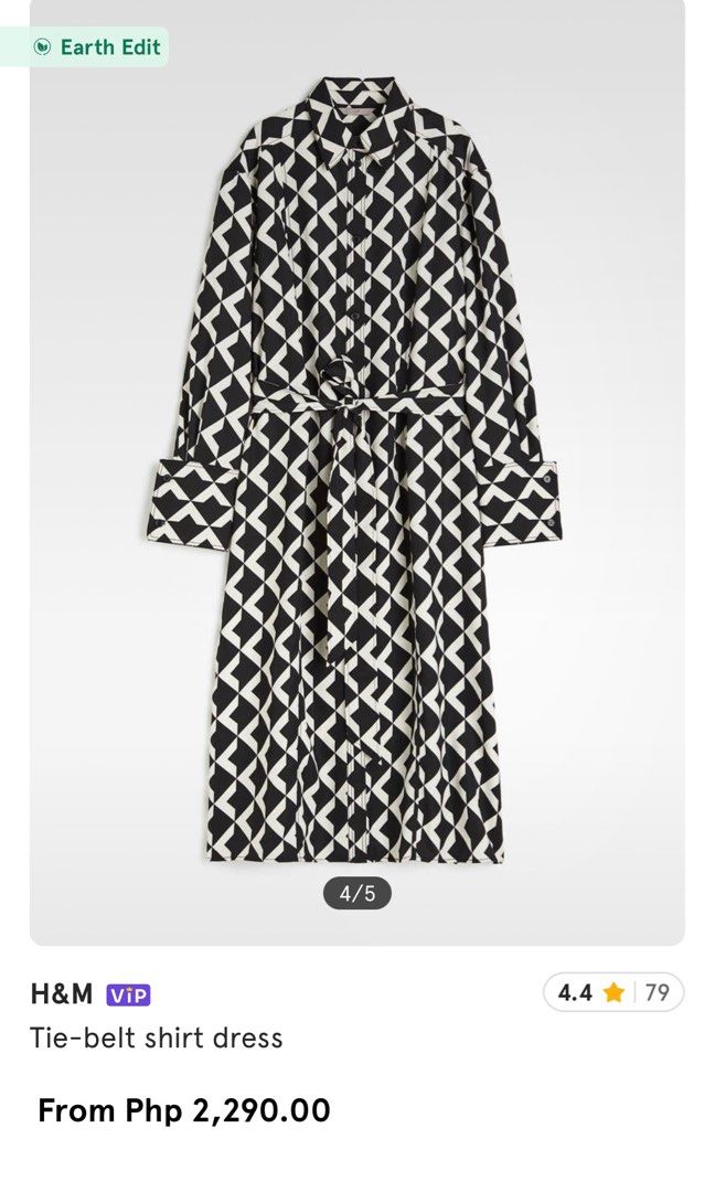 HM dress (Category: Dresses) located in Marikina City. Submitted by acbwee (Listing ID 1369356235, Image 3). Description: Used once.