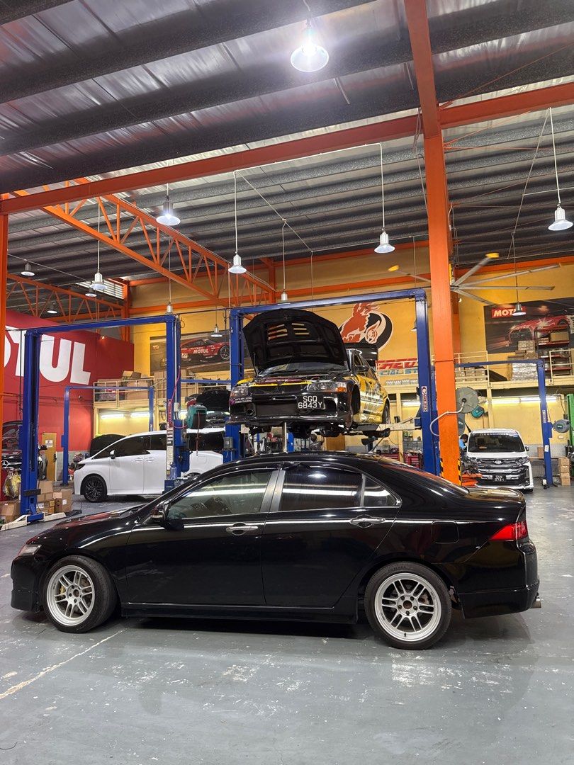 Honda Accord Euro R 2.0 (M) (Category: Used Cars) located in Singapore. Submitted by rulecampaign (Listing ID 1231655253, Image 2). Description: Low mileage unit, under-used. NO DEALERS NO CONSIGNMENT Rare CL7 car, spacious and powerful. Very underrated. FD Type R in a suit. Sits 5 comfortably. Maintained at Garage R. Mod List: Hondata KPro J’s Racing CF Bonnet J’s Racing Header J’s Racing Test Pipe (Not installed) HKS Exhaust with cert Hardrace 