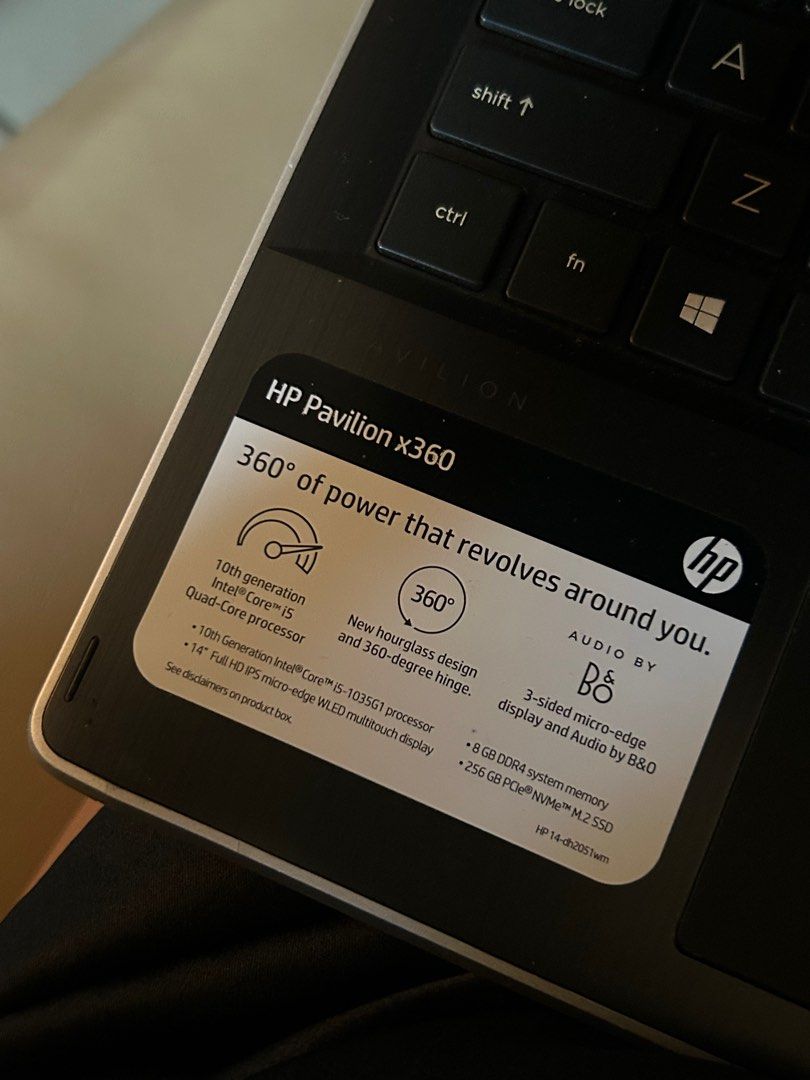 Hp Pavilion x360 (Category: Laptops & Notebooks) located in Pasay City. Submitted by queen_07100 (Listing ID 1370712576, Image 3). Description: issue: small crack lang sa glass NEGOTIABLE rfs. Natambak lang Meetup: Taft Manila.