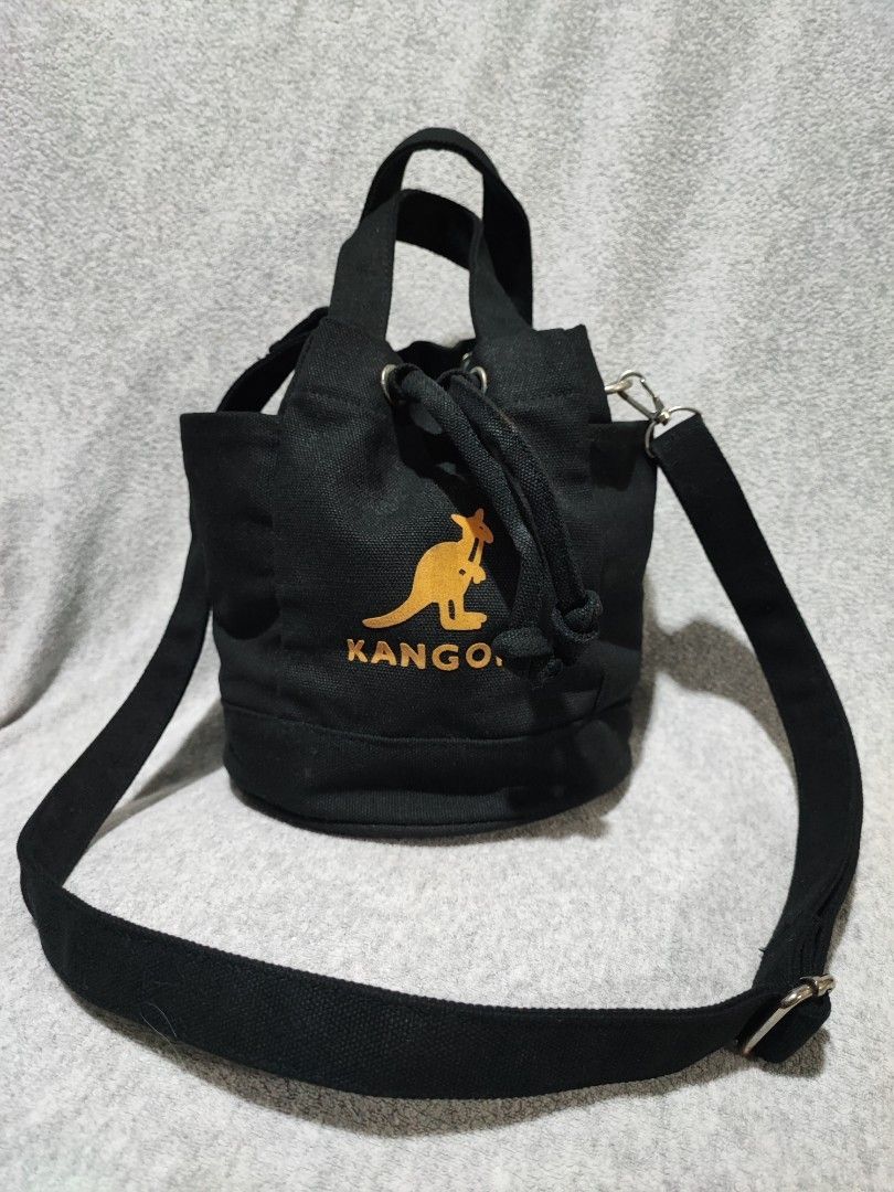 Kangol canvas bucket bag (Category: Cross-body Bags) located in Baguio. Submitted by ozara.06 (Listing ID 1370688575, Image 1). Description: Kangol canvas bucket bag Small size 450.