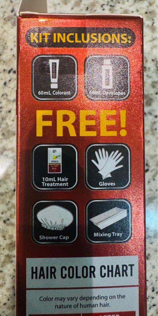 LifeStrong Hairfix (Category: Hair) located in Taguig. Submitted by erczzone (Listing ID 1370653979, Image 3). Description: Keragold Permanent Hair Color Cream 1.10 Golden Blond See last pic for inclusions Sealed 200 for both.