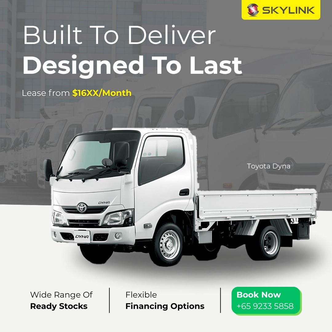 LORRY / VAN RENTAL - Toyota Hiace / Toyota Dyna / Nissan NV200 / Nissan Cabstar62872683642883112