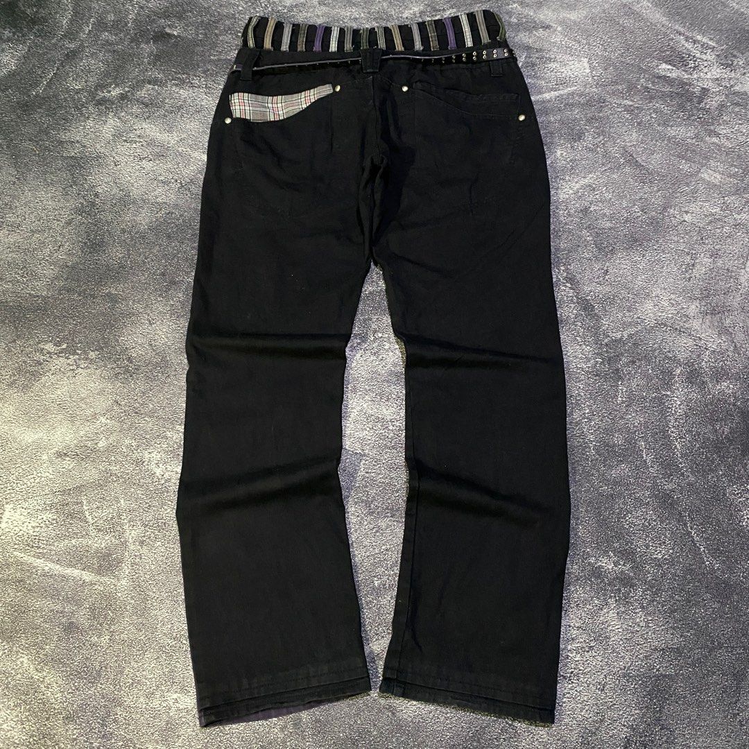 パンツ mad puks bondage flare pants y2k mad puks bondage flare pants y2k - メルカリ