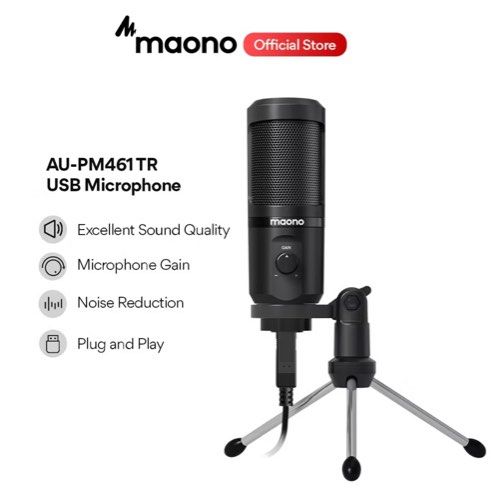 MAONO Microphone (Category: Microphones) located in Singapore. Submitted by random_stuff_here (Listing ID 1370638117, Image 1). Description: MAONO AU-PM461TR USB Microphone Cardioid Condenser Microphone with Microphone Gain Don't come with box.