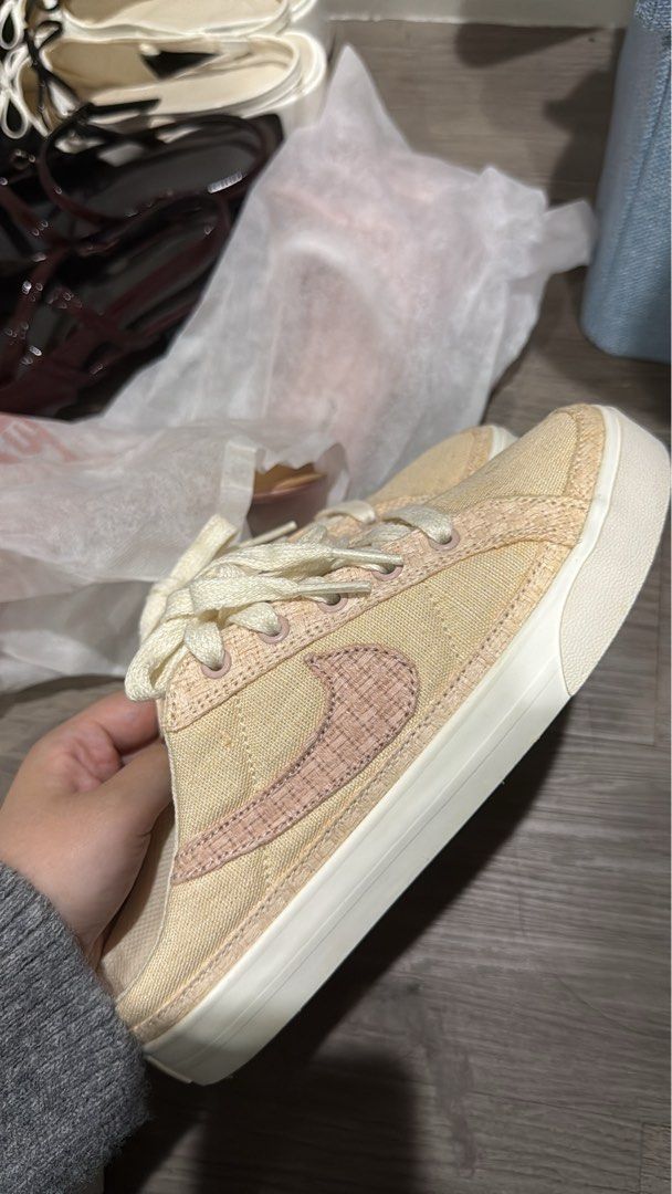 Nike slip on (Category: Sneakers) located in San Juan City. Submitted by teddy.bear_27 (Listing ID 1370768175, Image 1). Description: Tweed pattern. Super cute. No more box.