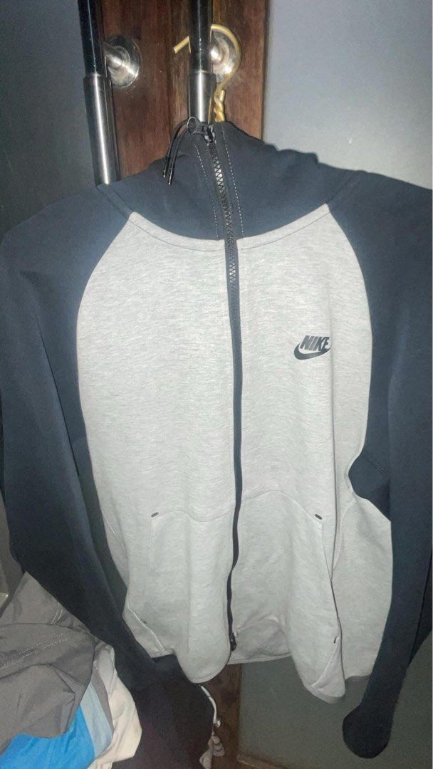 Nike Tech Fleece Old Season Black Grey, Fesyen Pria, Pakaian