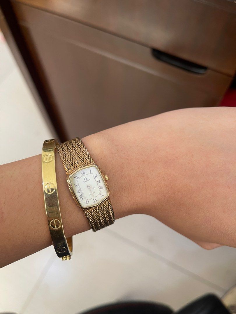 Omega De Ville (Category: Luxury Watches) located in Cebu City. Submitted by kajcunanan (Listing ID 1370629286, Image 2). Description: Vintage Solid gold filled Watch only. No box .