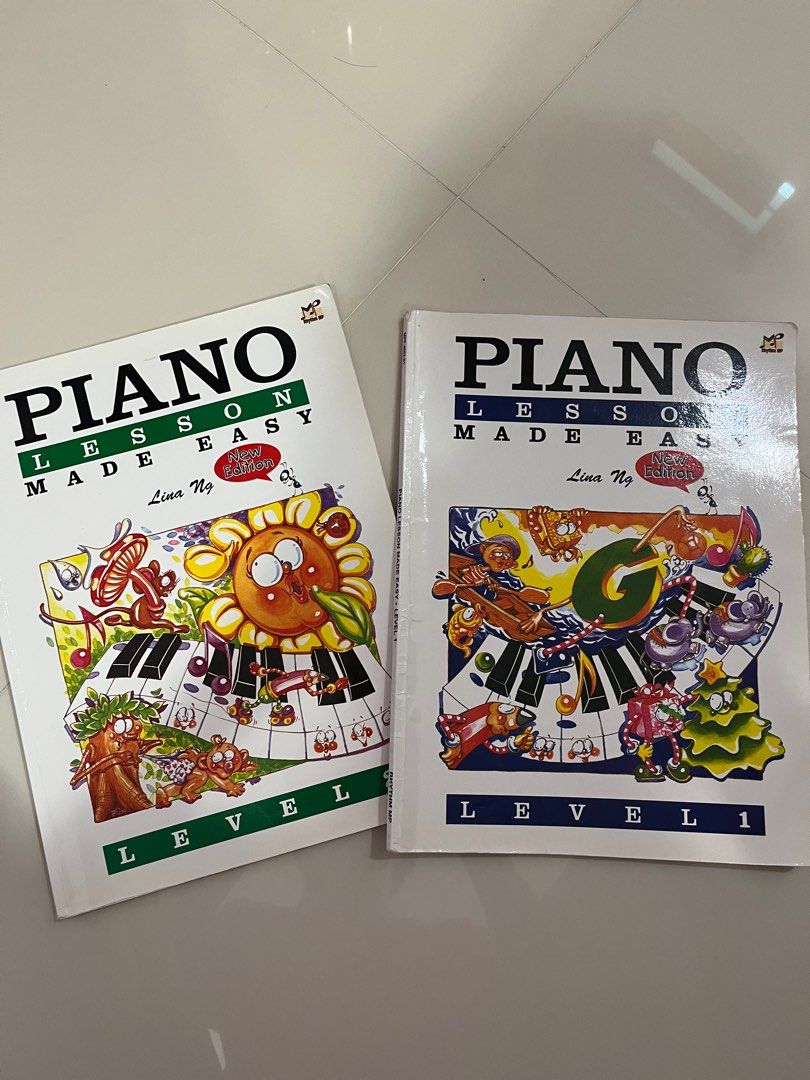 Piano Lesson Made Easy Level 1 & 2 Lina Ng, Hobbies & Toys, Music ...
