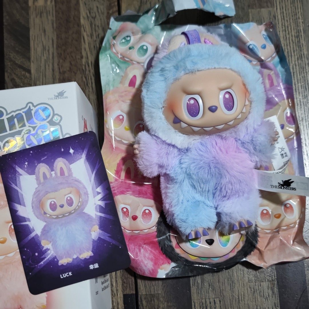 POP MART BIG INFO ENERGY LUCK 紫 POPMART LABUBU Big into Energy Series - LUCK Purple