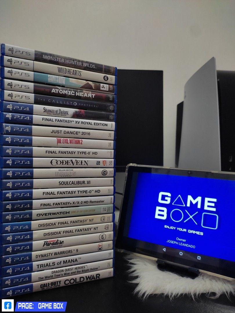 PS4 PS5 GAMES FOR SALE (Category: PlayStation) located in Manila. Submitted by josephlean15763 (Listing ID 1370705398, Image 3). Description: ‼️ Available ‼️ 🎮 For sale Ps4 game / Ps5 games ----------------------- *Ps5 Games 🕹️ ------------------------ 📍Monster Hunter wild ( Unused Code) -2000 📍Wild heart -1600 📍Saint Row Criminal Customs edition(unused Code)-1600 📍Atomic heart -1200 📍Callisto Protocol -1000 *Ps4 games 🕹️ ----------------