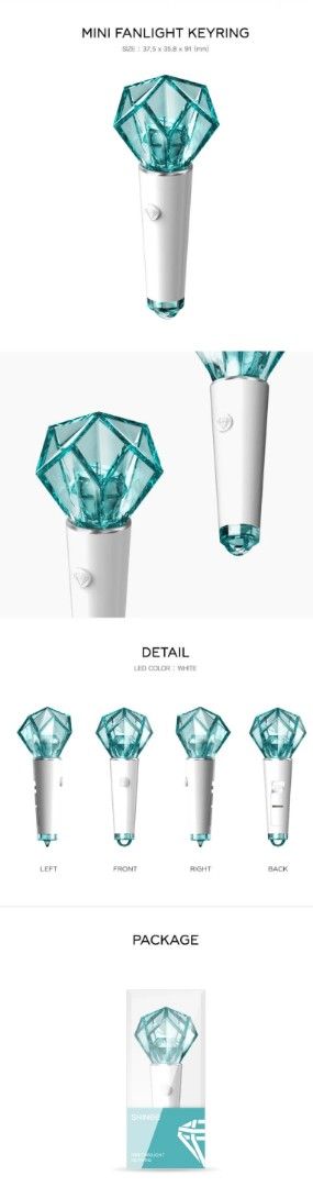 SHINee MINI FANLIGHT KEYRING ミニファンライト - メルカリ SHINee