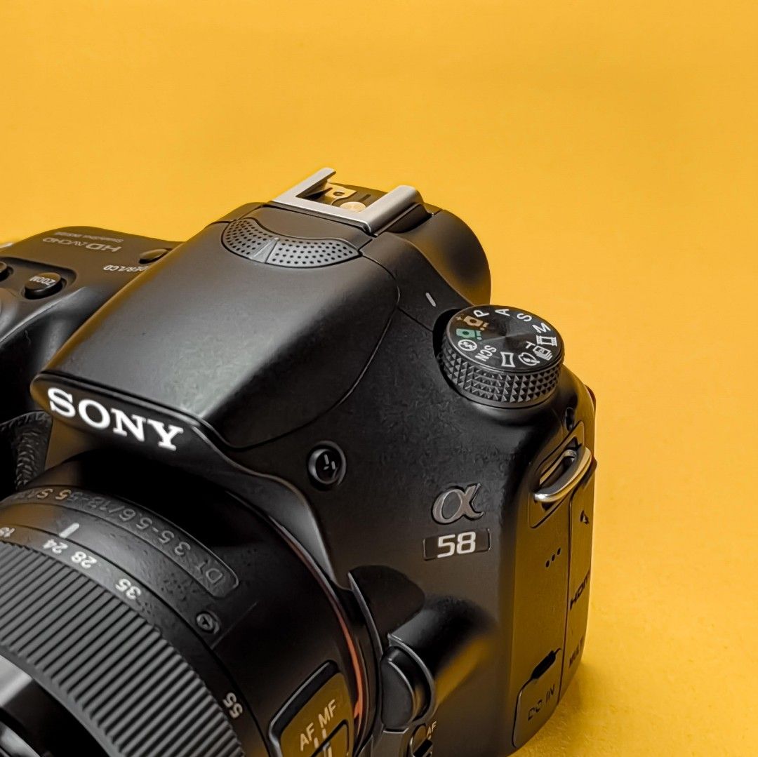 Sony Professional DSLR Camera Mint (Category: Cameras) located in Balanga. Submitted by cyrin_camera (Listing ID 1370620091, Image 3). Description: 𝐑𝐔𝐒𝐇‼️For Sale Unahan nalang po!😱 𝐒𝐎𝐍𝐘 𝐒𝐋𝐓 𝐀𝟓𝟖 𝐅𝐥𝐢𝐩𝐒𝐜𝐫𝐞𝐞𝐧 Professional DSLR. With 𝐒𝐨𝐧𝐲 𝟏𝟖-𝟓𝟓𝐦𝐦 𝐋𝐞𝐧𝐬. 📸 Like Brandnew Only used a Few Times. 👌🏼 Test to sawa during Meetup 👌🏼 What you see is what you get 👌🏼 (𝟭𝟴,𝟬𝟬𝟬𝑷𝑯𝑷) 👈🏻💎.
