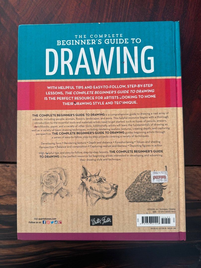 The Complete Beginner’s Guide to Drawing (RUSH SALE) (Category: Textbooks) located in Manila. Submitted by takemystuffbuymystuff (Listing ID 1370620997, Image 2). Description: Price Negotiable .