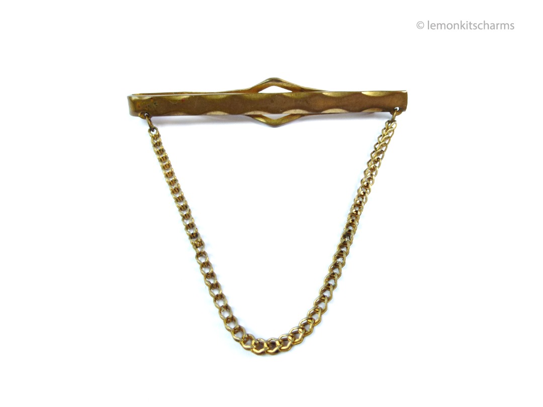 Pince à Cravate Anson Vintage Modèle Sabre - Accessoire Homme Rétro