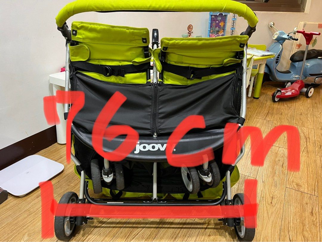 由 dodo798551687 (刊登 ID 1370867430，圖片 1) 提交，位於 台北市 (Taipei) 的 JOOVY 雙人推車 (類別：嬰兒車)，說明：JOOVY 雙人推車～空間寬敞不擁擠 一手就可收合～ 大輪子好推～置物籃超大。
