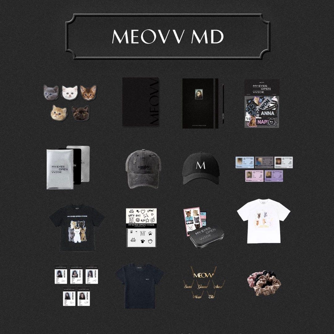 【新品未開封】MEOVV OFFICIAL POP-UP MD　キャップ_M 新品未開封】MEOVV OFFICIAL POP-UP MD ステッカーパック - メルカリ