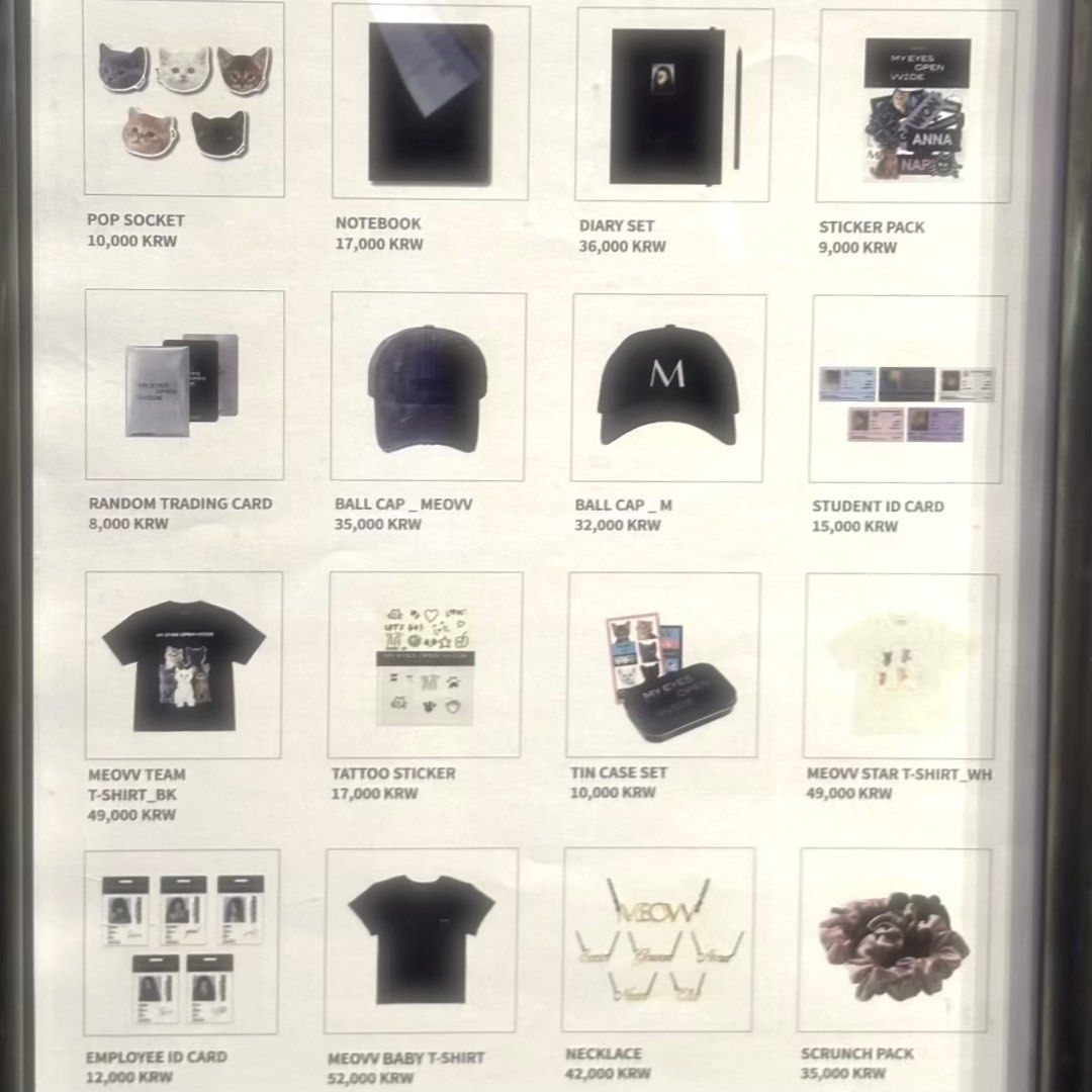 【新品未開封】MEOVV OFFICIAL POP-UP MD　キャップ_M MEOVV OFFICIAL POP-UP MD ボールキャップ ブラック - メルカリ