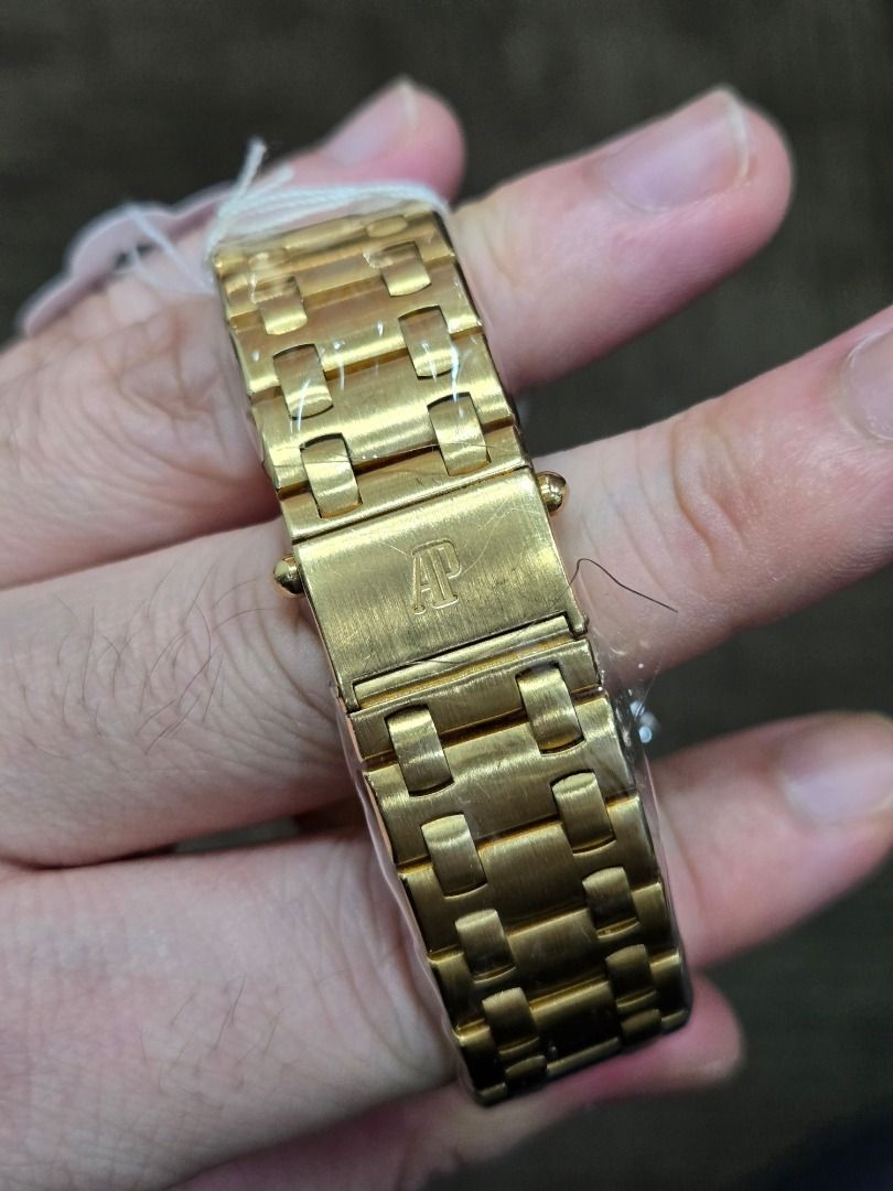 Audemars Piguet 67601BA Royal Oak Yellow Gold Factory Diamond Bezel ...