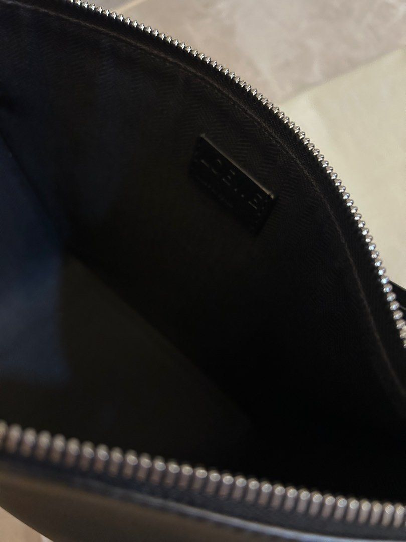 Authentic Loewe Mini Hammock Hobo Black Calfskin (Category: Luxury Bags & Wallets) located in Quezon City. Submitted by breakmyfashion (Listing ID 1370864948, Image 3). Description: Rarely used, good condition as seen. No scuffing at corners. Comes with 2 bag straps 1 short and 1 long. Comes with dust bag, cards and receipt. .
