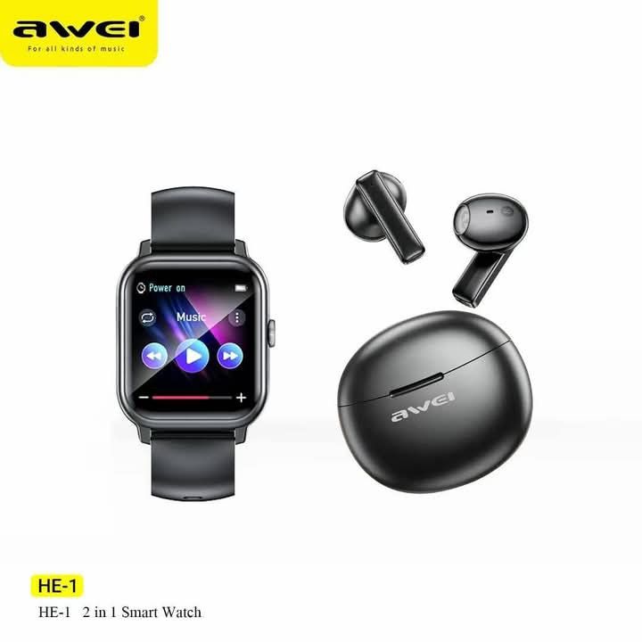 Awei HE-1 2&1 Music Watch (Category: Earphones) located in Manila. Submitted by iliasjen3082126 (Listing ID 1370971887, Image 2). Description: .