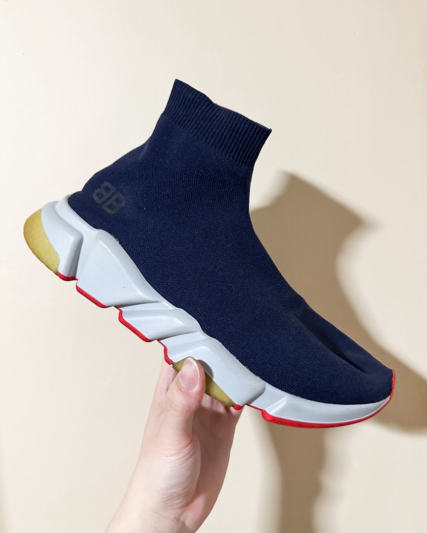 Balenciaga Shoes Balenciaga Speed Trainer Mens Blue Balenciaga