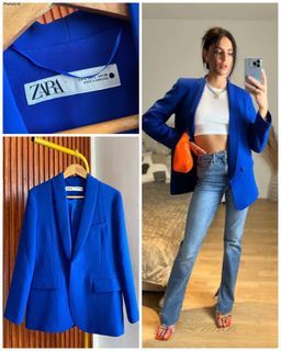 BNWOT ZARA Blue Blazer