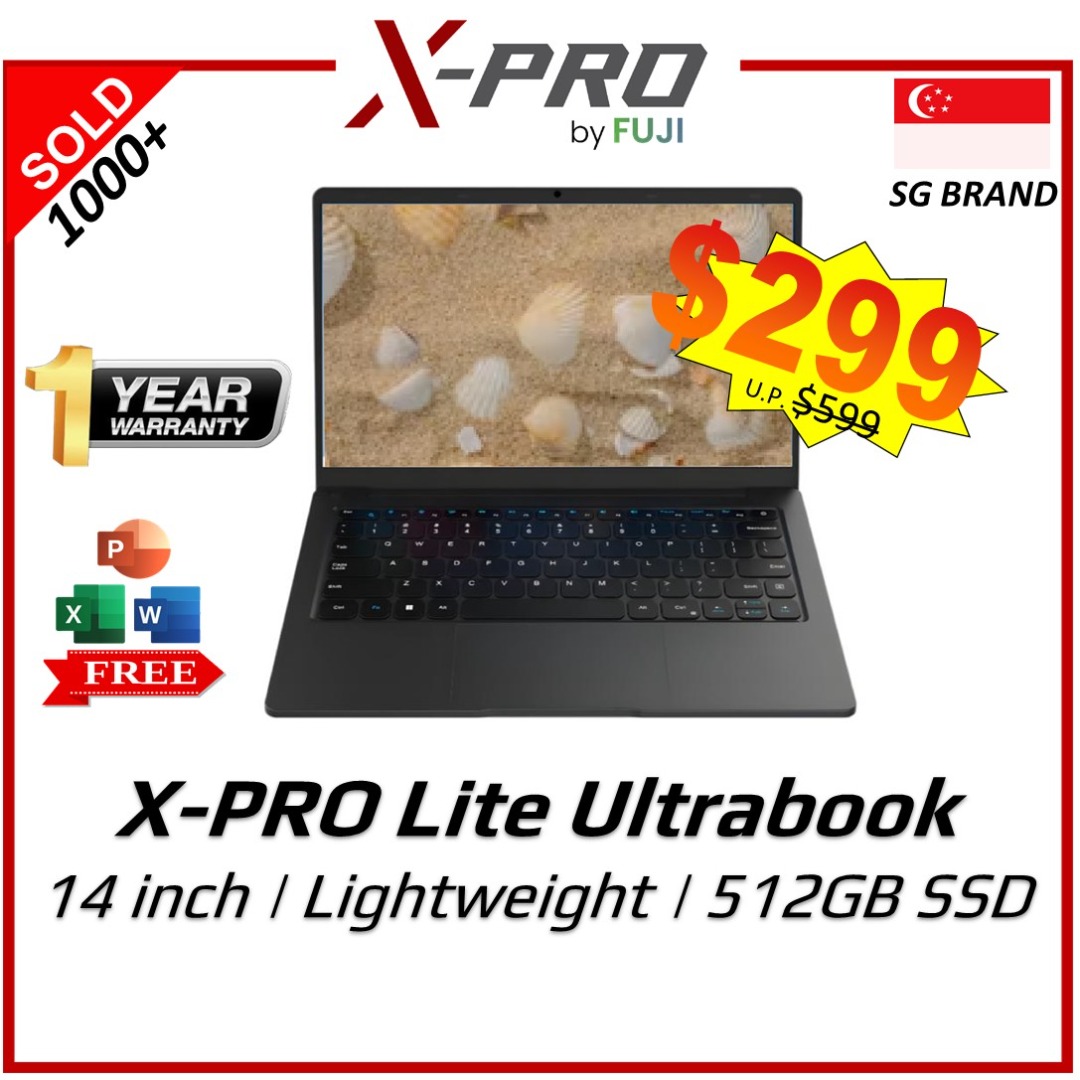 Brand New X-PRO Lite - 14 Inch Slim Design - 12GB RAM - Up to 512 GB ...