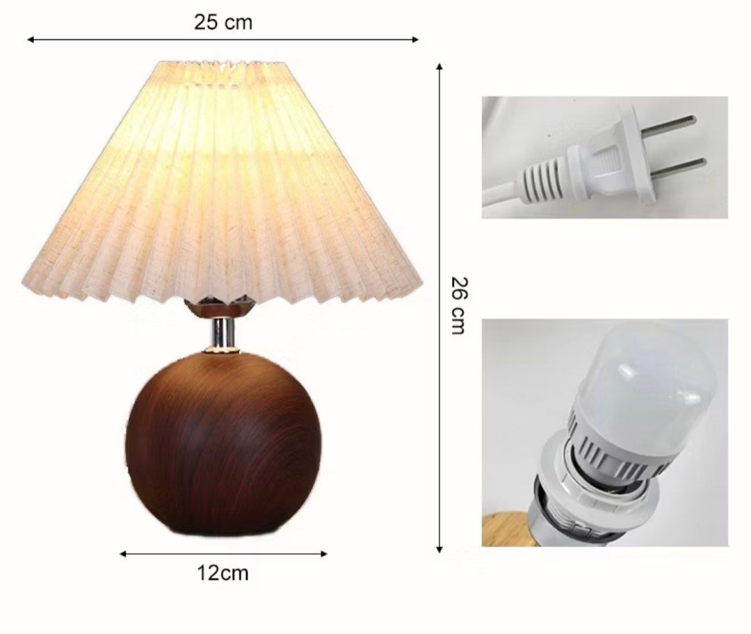 Brandnew Modern Aesthetic Bedside Lamp - Plug Type 💡🔌 (Category: Lighting) located in Makati City. Submitted by itsjmla (Listing ID 1370804444, Image 3). Description: Brandnew Modern Aesthetic Bedside Lamp - Plug Type 💡🔌.