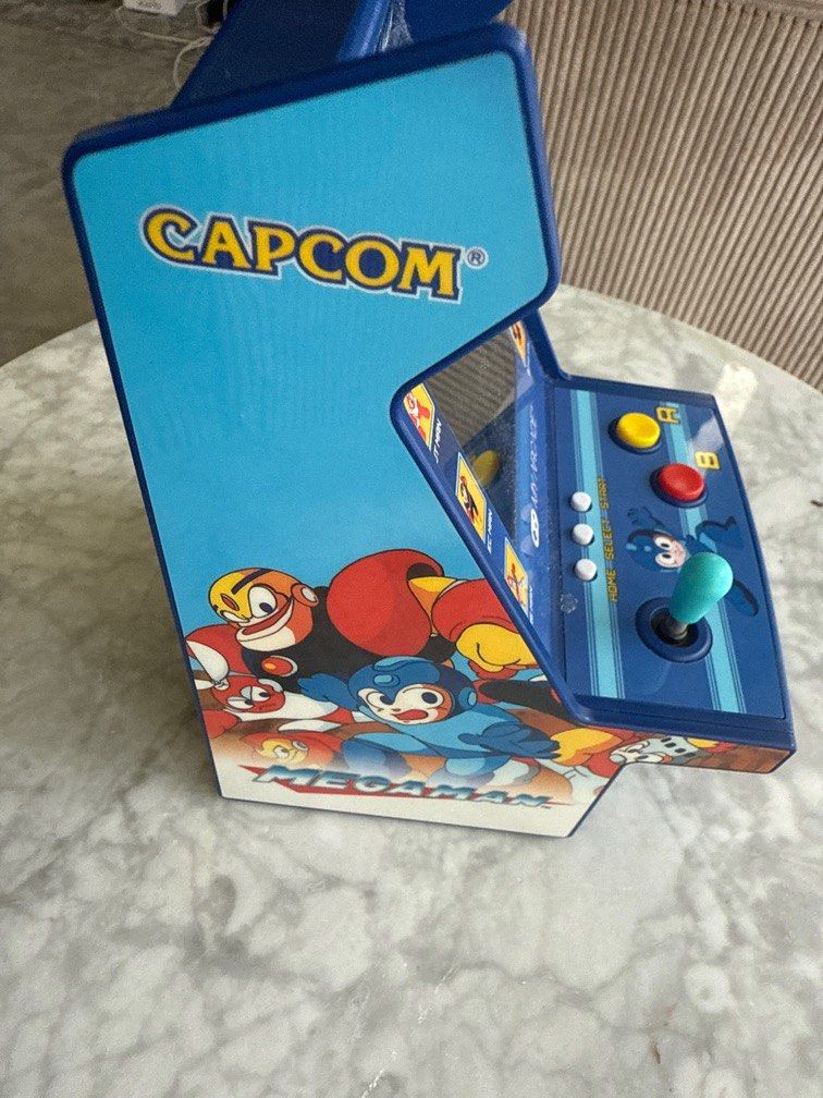 Capcom Mini Arcade Machine MegaMan Game, Video Gaming, Video Game ...