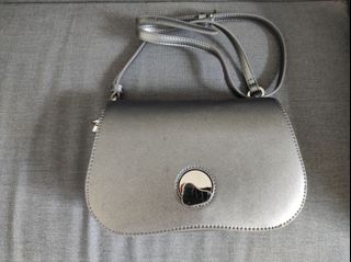 Charles & Keith Handbag 手袋 Charcoal 銀灰色630160730670111124