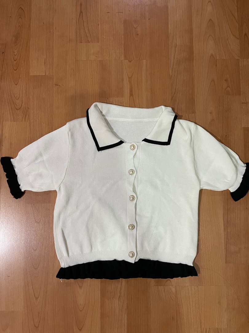 Polished & Pretty Pearl Button Up Top