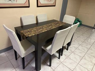 Dining set with 6 chairs