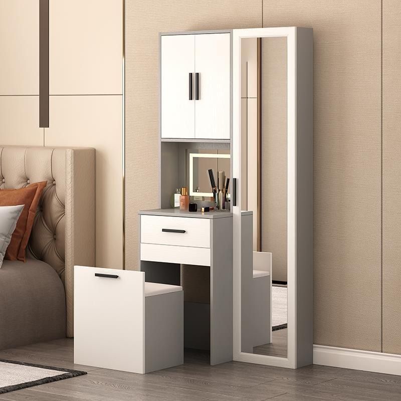 Dressing table tall mirror cabinet bookcase desk storage cabinet ...