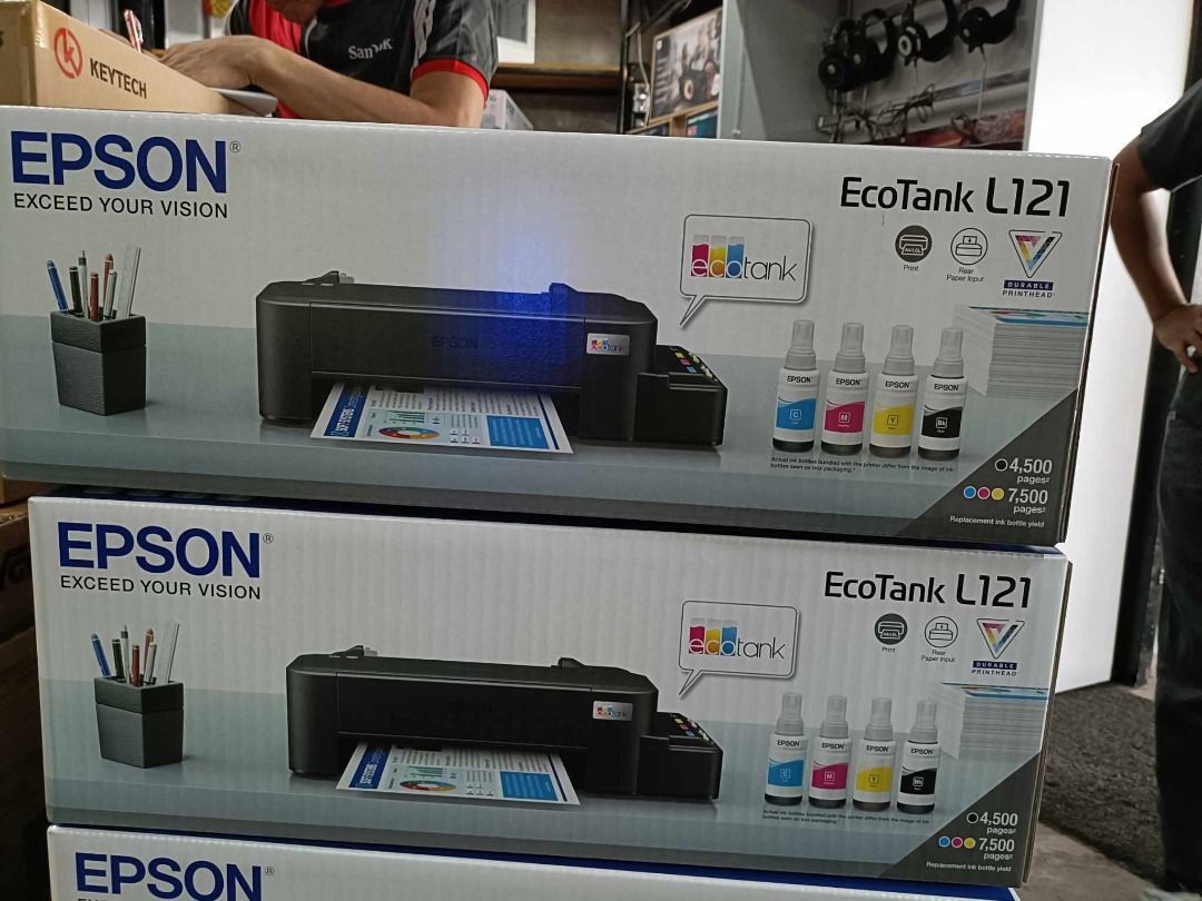 EPSON PRINTER (Category: Printers, Scanners & Copiers) located in Manila. Submitted by egs_niro (Listing ID 1370847309, Image 2). Description: EPSON PRINTER L3210 - 8,600 EPSON PRINTER L3250 - 10,100 EPSON PRINTER L121 - 5,500 EPSON PRINTER L5290 MFP WIFI INTEGRATED INKTANK - 13,300 AVAILABLE PRODUCTS ✅COMPUTER BUILD ✅COMPUTER PARTS ✅PISONET ✅CCTV ✅PRINTER ✅SPEAKER / JBL ✔️ 𝗕𝗿𝗮𝗻𝗱𝗻𝗲𝘄 ✔️ 𝘀𝘁𝗼𝗿𝗲 𝘄𝗮𝗿𝗿𝗮𝗻𝘁𝘆 & 𝗿𝗲𝗽𝗹𝗮𝗰𝗲𝗺𝗲𝗻𝘁 