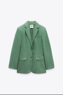 FLASH SALE: zara linen-blend blazer